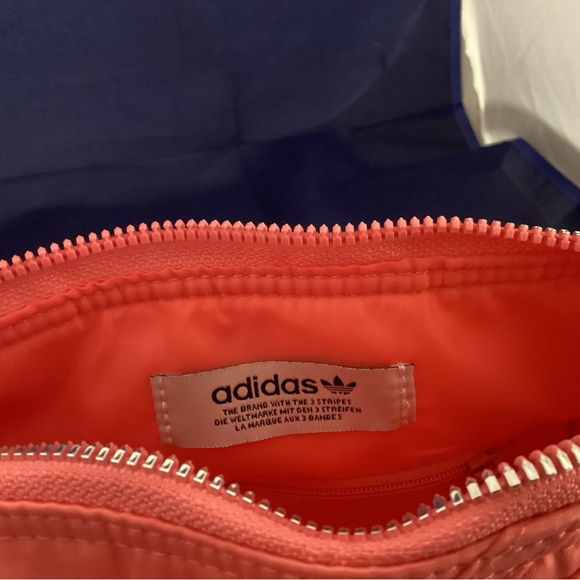 Fluo Pink Bright Adidas Mini Duffle Nylon Bag - Picture 8 of 13